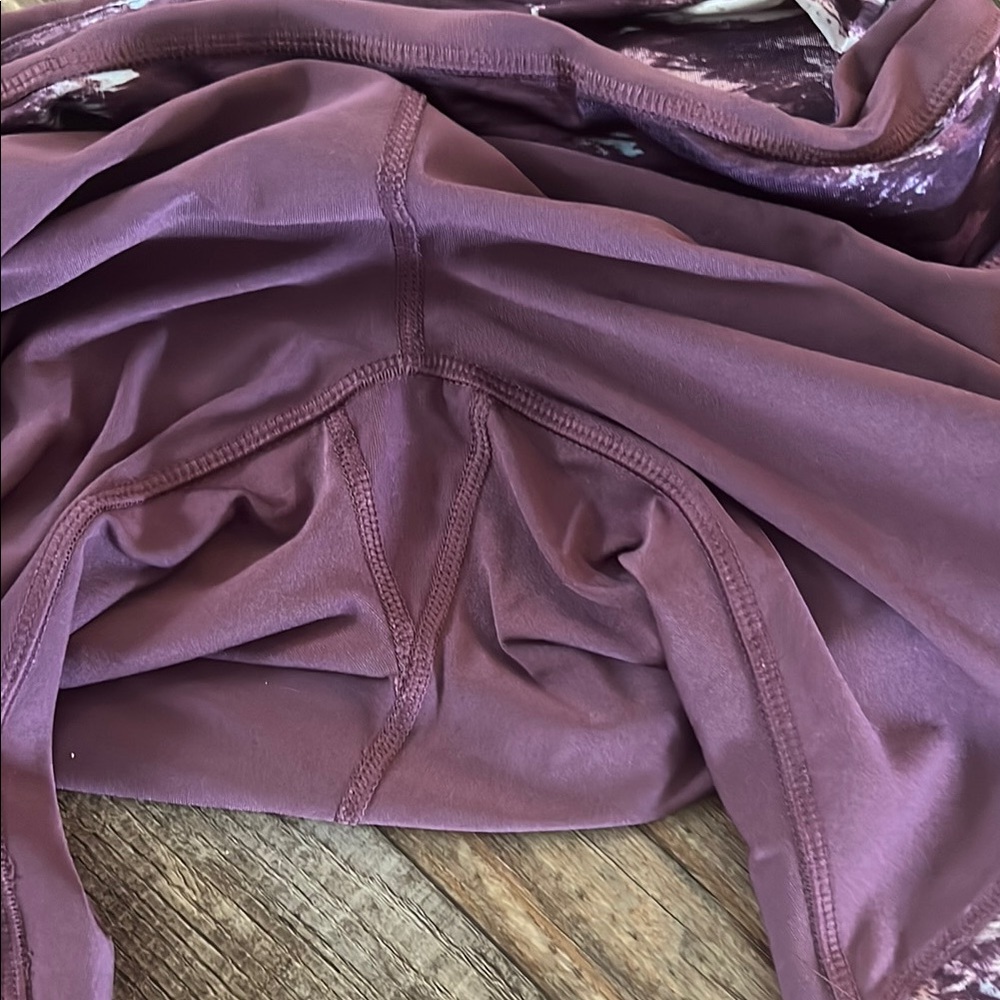 RBX Asymmetrical Purple Pink Leggings - Picture 4 of 6